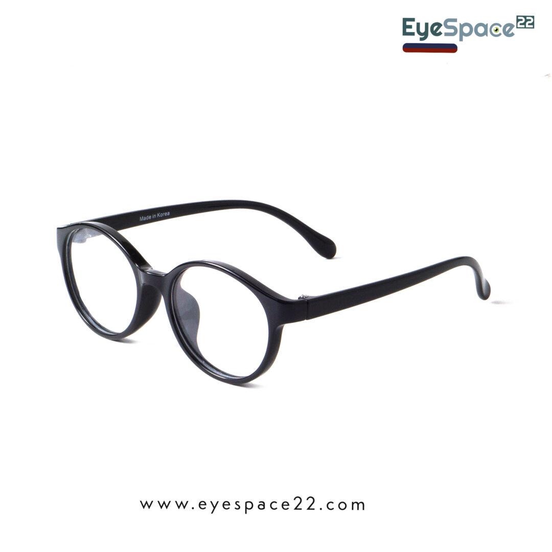 Buy TR90 68165 C1 Black Round Eyeglasses in Bangladesh