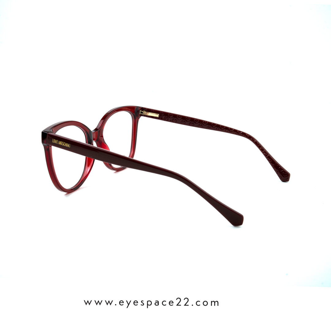 Moschino MOL635 C9A Stylish Red Eyeglasses for Women