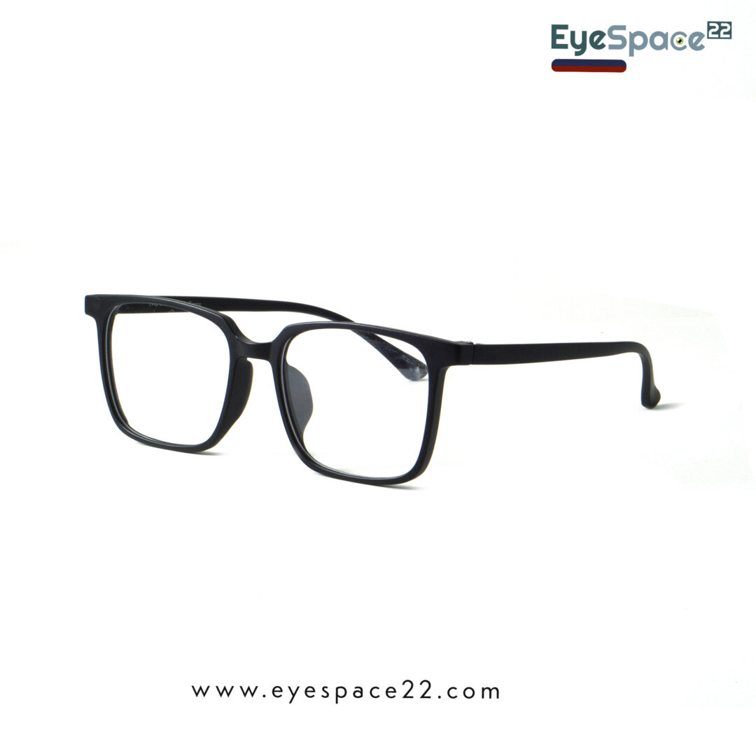 Buy TR90 2828 C2 Matte Black Eyeglasses in Bangladesh