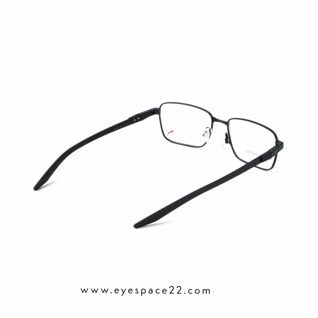 Puma Black Men's Eyeglasses lightweight optical frame