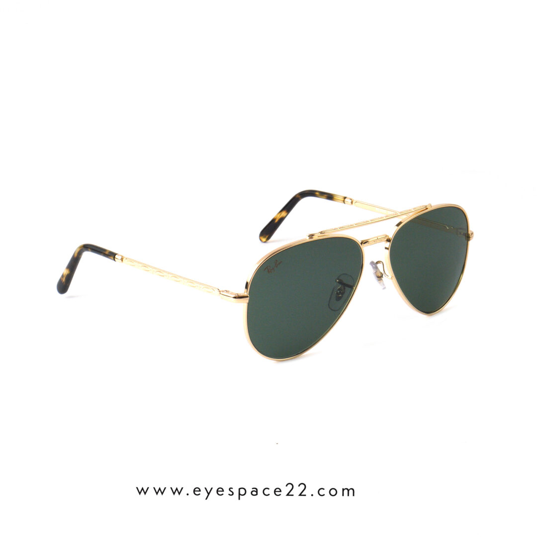 Best Ray-Ban Polished Gold Sunglasses at EyeSpace22