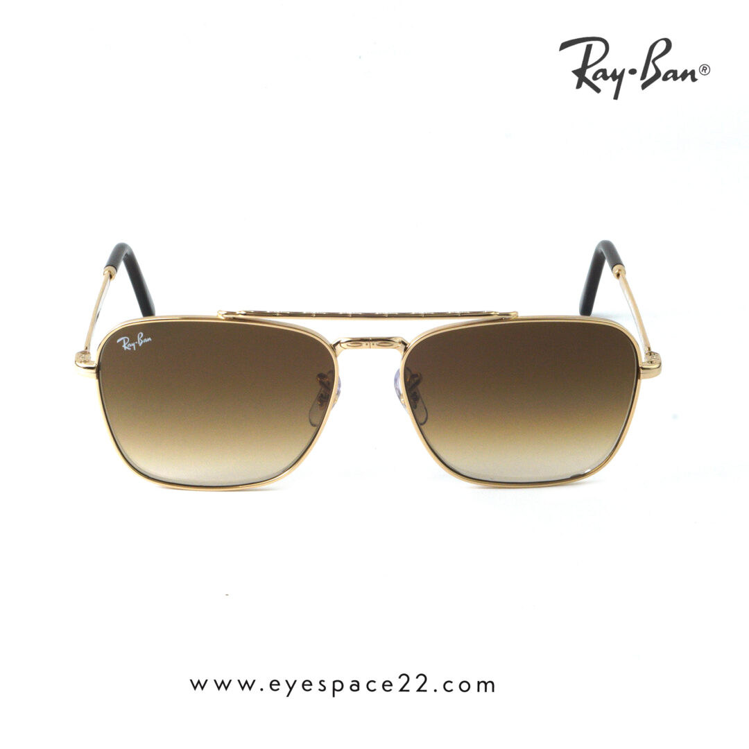 Shop orginal Ray-Ban New Caravan Gold Sunglasses
