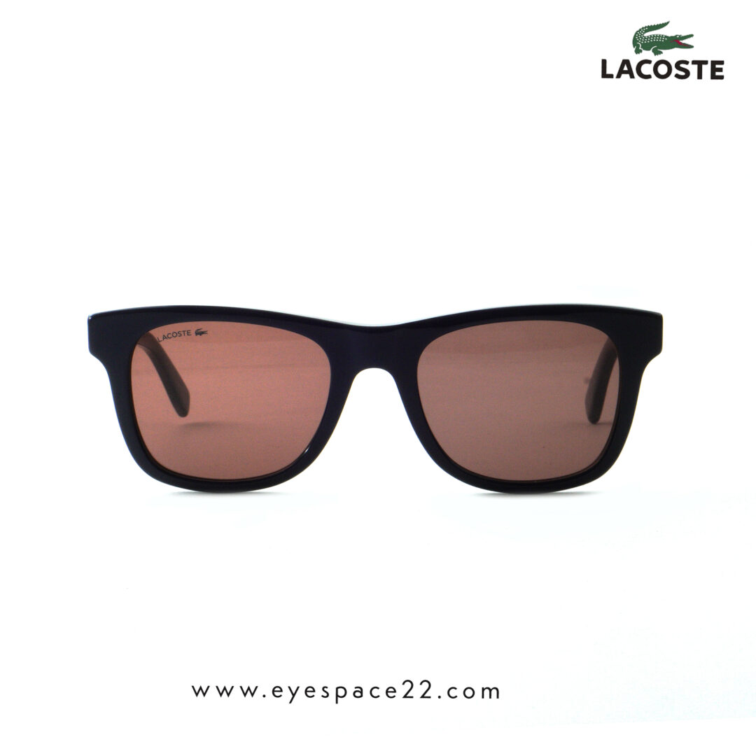 Fashionable Lacoste black polarized sunglasses for men